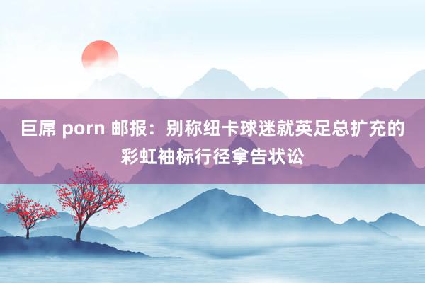 巨屌 porn 邮报：别称纽卡球迷就英足总扩充的彩虹袖标行径拿告状讼