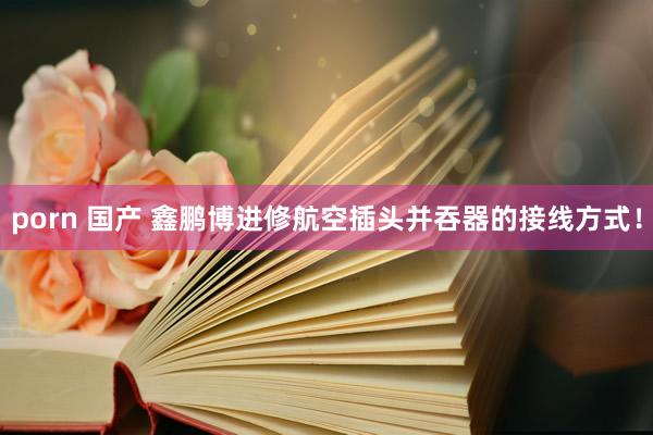 porn 国产 鑫鹏博进修航空插头并吞器的接线方式！