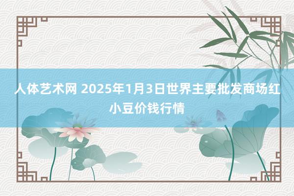 人体艺术网 2025年1月3日世界主要批发商场红小豆价钱行情