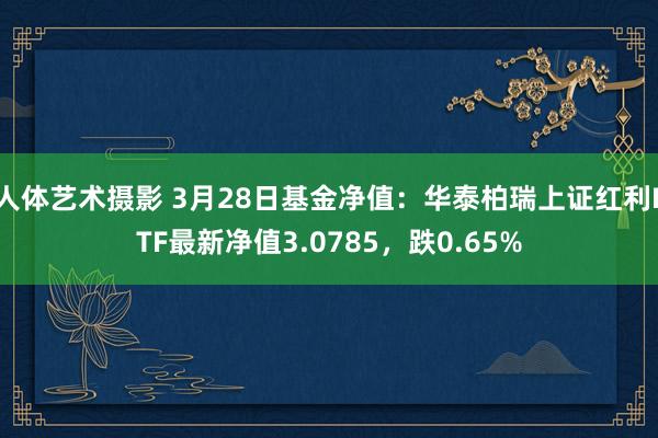 人体艺术摄影 3月28日基金净值：华泰柏瑞上证红利ETF最新净值3.0785，跌0.65%