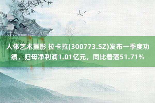 人体艺术摄影 拉卡拉(300773.SZ)发布一季度功绩，归母净利润1.01亿元，同比着落51.71%